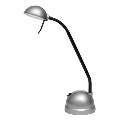 Ecolite Lampa stol. LED, 8W, 630lm, 4000K, stříbrná L460-LED/STR