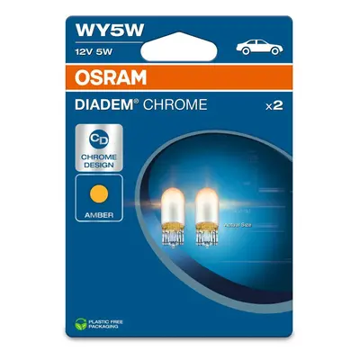 OSRAM WY5W 12V 5W W2.1x9.5d Diadem Chrome NextGen 2ks blistr 2827DC-2BL