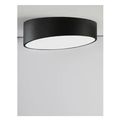 NOVA LUCE stropní svítidlo MAGGIO černý hliník matný bílý akrylový difuzor LED 30W 230V 3000K IP