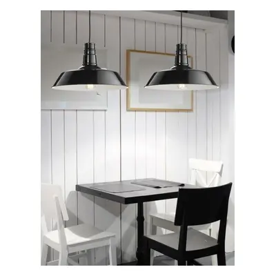 Nova Luce Stylové závěsné svítidlo Osteria ve třech barevných provedeních - 1 x 60 W, pr. 460 mm