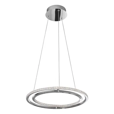 Nova Luce Jemné závěsné svítidlo Livorno poseté LED krystaly - pr. 450 x 1200 mm, 29 W, 2010 lm,