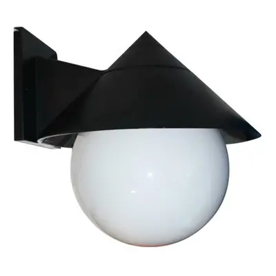 ACA Lighting venkovní nástěnné svítidlo BALL černá opál D20 E27 AC.1801L