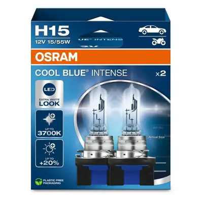 OSRAM H15 12V 15/55W PGJ23t-1 Cool Blue INTENSE NextGen. 3700K +100% Duo 2ks 64176CBN-2HB