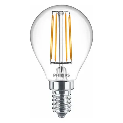 Philips CorePro LEDLuster ND 4.3-40W E14 840 P45 CLEAR GLASS