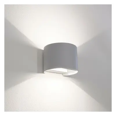 CENTURY Venkovní nástěnné LED svítidlo up/down šedá 10W 2700/4000/6500K IP65