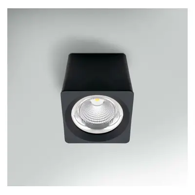 CENTURY Stropní svítidlo LED QUBE ČERNÉ 131x131x133mm 25W 230V 3000K 45d IP20