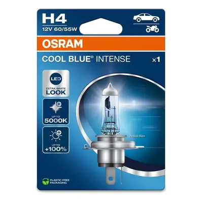 OSRAM H4 12V 60/55W P43t Cool Blue INTENSE NextGen. 5000K +100% 64193CBN-1BL