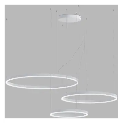 LED2 3274751D Závěsné svítidlo CIRCLE SET 3 P-Z, W DALI/PUSH DIM 136W 3000K/4000K bílá