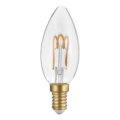 ACA svíčková Spiral filament LED 3W E14 2700K 230V