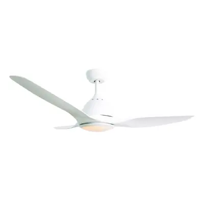 ACA Lighting stropní svítidlo s ventilátorem stmívatelné LED 132cm DC 40W bílá s dálkovým ovládá