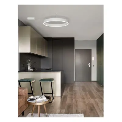 NOVA LUCE stropní svítidlo MOTIF LED stropní svítidlo bílý hliník 3000K IP20 40W 220-240V stmíva