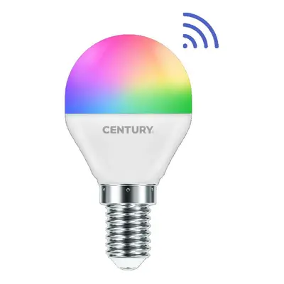 CENTURY LED G45 SMART WIFI 6W E14 CCT RGB/3000-6500K 180d DIM Tuya WiFi