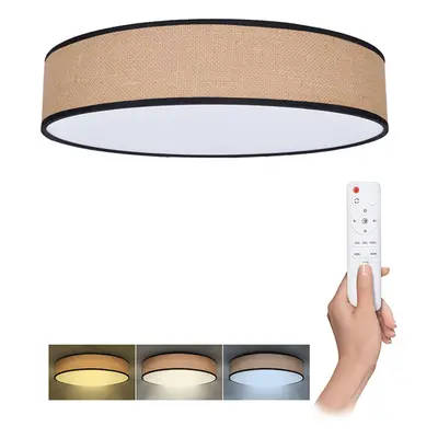 Solight LED osvětlení s dálkovým ovladačem Brownie, 48W, 3360lm, 40cm, změna chromatičnosti, stm