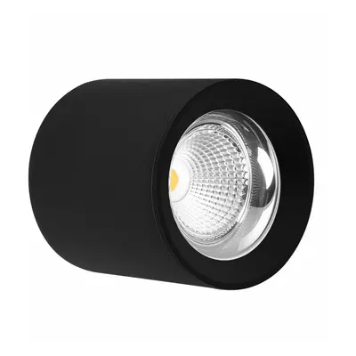 CENTURY Stropní SVÍTIDLO LED RONDO ČERNÉ 130x155mm 25W/230VAC 4000K 2500Lm 45d IP20 CEN RNDNE-25