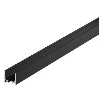 SLV BIG WHITE GRAZIA 20, profil na stěnu, LED, standard, hladký, 3m, černý 1000525