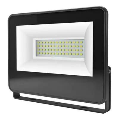 ACA Lighting černá LED SMD reflektor IP66 50W 3000K 5000Lm 230V AC Ra80 V5030