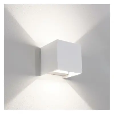 CENTURY Venkovní nástěnné LED svítidlo up/down QUADRATO bílá 20W 3000/4000/6500K IP65