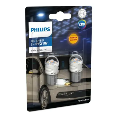 Philips LED PY21W 12V 2,15W BAU15s Ultinon Pro 3100 2ks 11496AU31B2