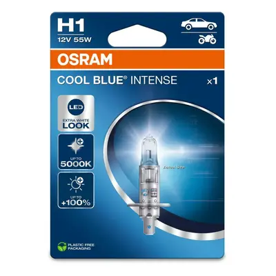 OSRAM H1 12V 55W P14.5s Cool Blue INTENSE NextGen. 5000K +100% 64150CBN-1BL