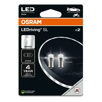 OSRAM LED T4W LEDriving SL White 6000K 12V blistr 2ks 3893DWP-2BL