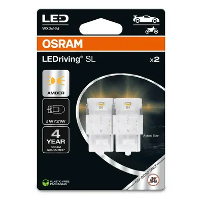 OSRAM LED WY21W LEDriving SL Amber 12V blistr 2ks 7504DYP-2BL