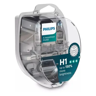 Philips H1 12V 55W P14,5s X-tremeVision Pro150 2ks 12258XVPS2