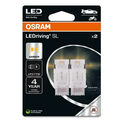 OSRAM LED P27/7W LEDriving SL Amber 12V blistr 2ks 3157DYP-2BL