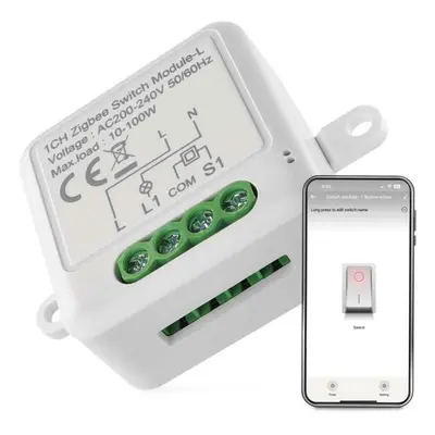 EMOS GoSmart modul spínací IP-2103SZ, ZigBee, 1-kanálový (nevyžaduje N vodič) H5103