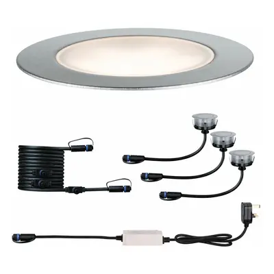 PAULMANN Plug & Shine LED zemní svítidlo Floor IP67 3000K 3x1,3W 30VA antracit