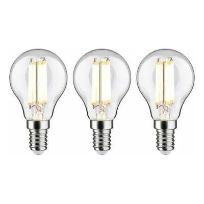 PAULMANN Eco-Line Filament 230V LED kapka E14 3ks-sada 82mm 2,5W 3000K čirá