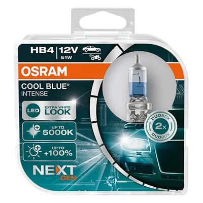 OSRAM HB4 cool blue INTENSE Next Gen 9006CBN-HCB 51W 12V duobox