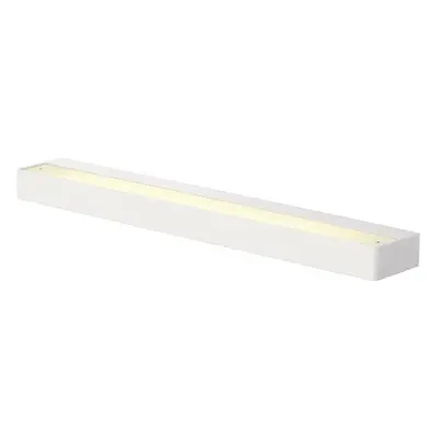 SLV BIG WHITE SEDO 14, nástěnné svítidlo, LED, 3000K, hranaté, bílé, satinované sklo, D/Š/V 59,5