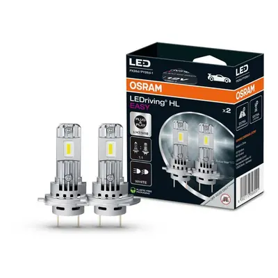 OSRAM LEDriving HL EASY H7/H18 12V 16W PX26d/PY26d-1 6500K White 2ks 64210DWESY-2HB