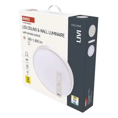 EMOS LED svítidlo LIVI 40 cm, 30 W, teplá-studená bílá, stmívatelné s ovladačem ZM5162