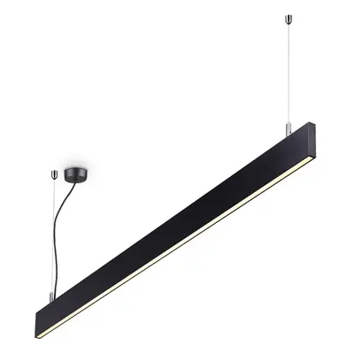 LED Závěsné svítidlo Ideal Lux LINUS SP BK 4000K 268217 34W 3850lm 4000K IP20 120cm černé stmíva