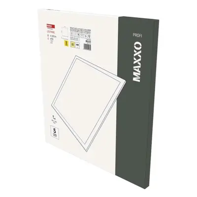 EMOS LED panel MAXXO 60x60, čtvercový vestavný bílý, 36W teplá bílá UGR ZB1223