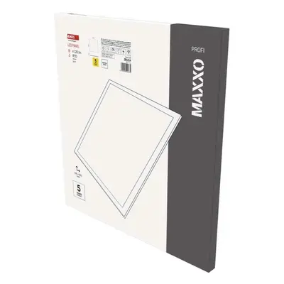 EMOS LED panel MAXXO 60x60, čtvercový vestavný bílý, 36W neutrální bílá ZB1214