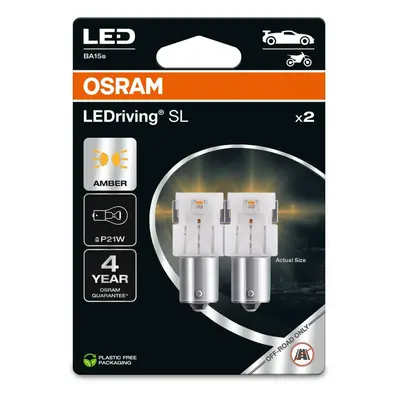 OSRAM LED P21W LEDriving SL Amber 12V blistr 2ks 7506DYP-2BL