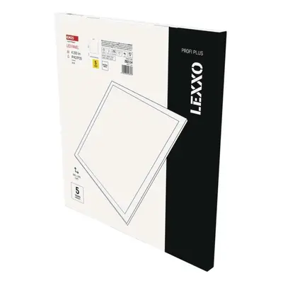 EMOS LED panel LEXXO backlit 60x60, čtvercový vestavný bílý, 30W 4000K ZB2114