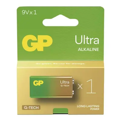 EMOS Alkalická baterie GP Ultra 9V (6LF22), 1 ks B02511