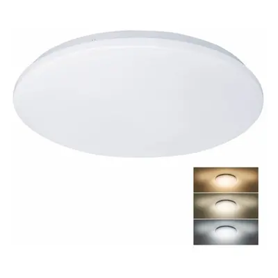 Solight LED stropní světlo Plain, 3CCT, 36W, 2520lm, 3000K, 4000K, 6000K, kulaté, 45cm WO793