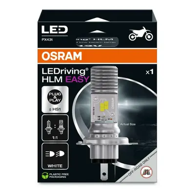 OSRAM LEDriving HL EASY HS1 12V 6/5W PX43t-38 6000K White 1ks 64185DWESY-1HB