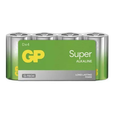 EMOS Alkalická baterie GP Super D (LR20), 4 ks B01404