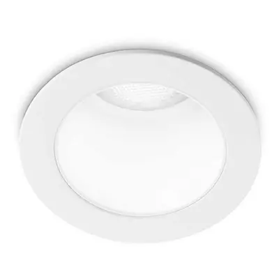 LED Stropní zápustné bodové svítidlo Ideal Lux QUARK 08W WH 258478 8W 550lm 3000K IP20 6cm bílé