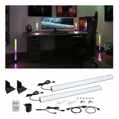 PAULMANN EntertainLED set Lightbar Dynamic RGB + stojan (2ks sada) 60 cm