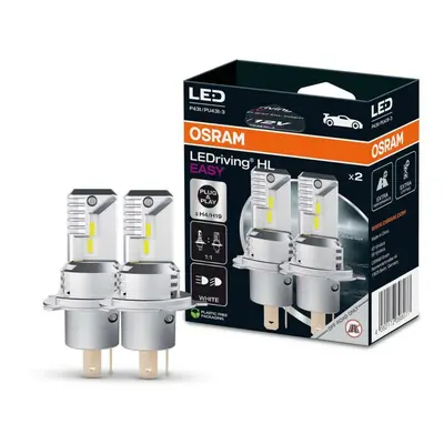 OSRAM LEDriving HL EASY H4/H19 12V 16.5W/16.5W P43t/PU43t-3 6500K White 2ks 64193DWESY-2HB