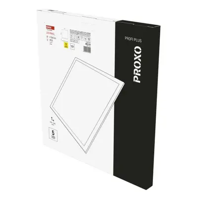 EMOS LED panel PROXO 60x60, čtvercový vestavný bílý, 33W, neutrální bílá ZB1114