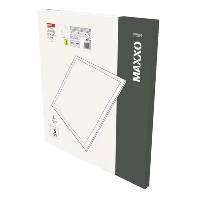 EMOS LED panel MAXXO 60x60, čtvercový vestavný bílý, 36W 4000K UGR ZB1224