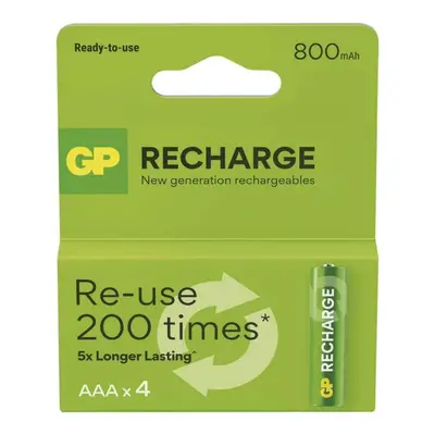 EMOS Nabíjecí baterie GP Recharge 800 AAA (HR03) 4ks B27184