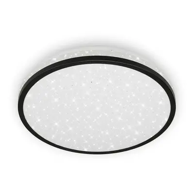 BRILONER LED stropní svítidlo hvězdné nebe, pr. 28 cm, 12 W, černá BRI 3403-015